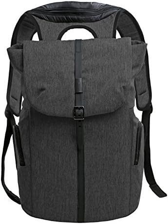 AMVEEDI Casual Backpack for Men Water Resistant Laptop Backpack 15.6inch Travel Bag Backpack with Hidden Hat (Black)