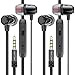 In-Ear Headphone Earbuds (2 Pack), FosPower Tangle Free Flat Cord, Noise Isolating Earphone w/ Mic & Audio Control Compatible with Galaxy S10/S10+/S10 5G/S10e, Switch, iPad Air/Mini (2019) and More