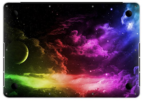 UESWILL Full Body Sticker for 13" MacBook Pro with Retina Display, [Anti-scratch] Vinyl Art Skin Decal Sticker- Set w/ Keyboard,Palmrest,Touchpad,Upper & Bottom Skin+Microfibre Cleaning Cloth,(Cosmos) - Thumbnail 4