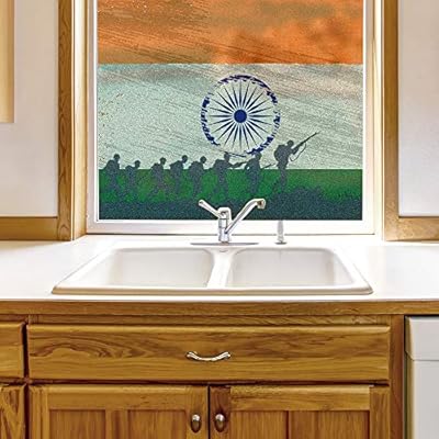 wall26 Window Film for Privacy National Flag Large...