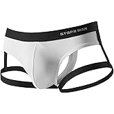 DKEGIFF Jock Straps For Men Thong Underwear Male Sexy Lingerie Ice Silk Outfits Funny Brief For Play