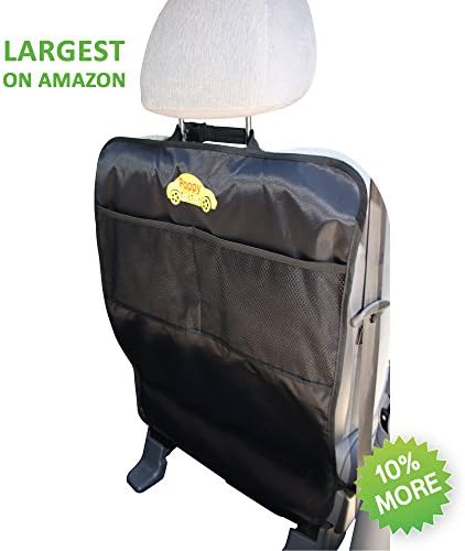 Car Kick Mats Back Seat Protector 2 Pk, Auto Seat Cover for the Back of Your Front Seat to Organize and Protect Your Seats from Mud &amp; Stains