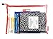 Rough Enough Plastic File Folder Clear Document Holder Bag Zipper Pouches Bags for Organizing A4 Paper Letter Office Teacher Art Supplies Storage
