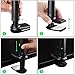 Flexible Phone Stand with Clamp Mount for iPhone and Samsung,Weifan Long Arm Aluminum Gooseneck 360 Rotating Bracket Universal Lazy Phone Holder for CounterTop,Bed or Desk(Black)