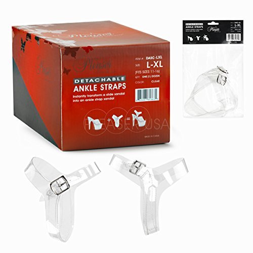 Clear Detachable Ankle Straps