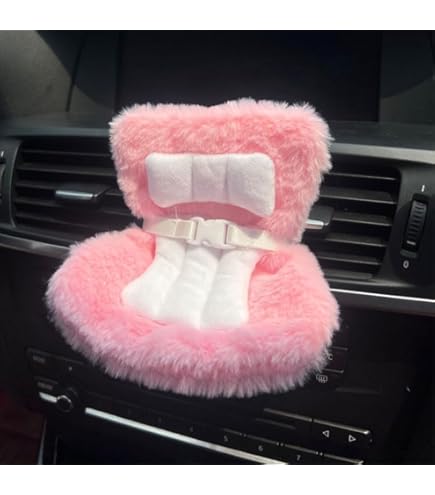 Siège Auto Pour Poupées - Avec Pinces Pour Bouche D'aération, Doux Et Mignon !