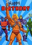 HE-MAN: "Happy HE-Birthday" Greetings Card: Amazon.co.uk: Kitchen & Home