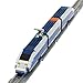 Nanoblock Bullet Train Building Blocks Kit (330 Piece), Blue