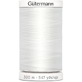 Gutermann Sew-All Thread 547yd, Nu White