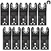 ACTOMASTER Japan Teeth Precise Oscillating Saw Blade for Oscillating Tool Multitool, Pack of 10