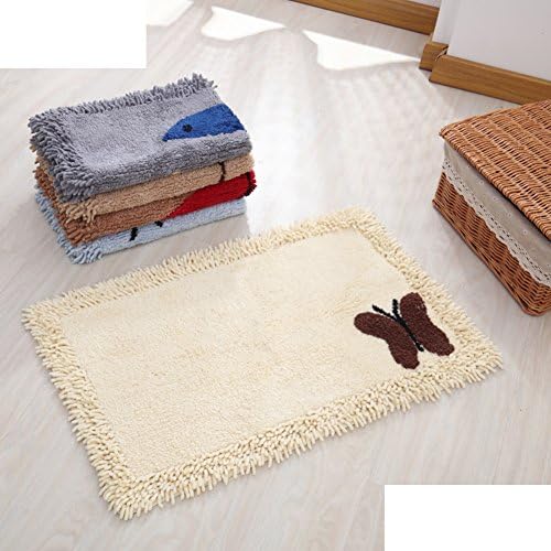 Comfortable pure cotton chenille cushions/Mat/Kitchen/Toilet/Bathroom/Pad/Thick absorbent mat--A-B 45x120cm(18x47inch)