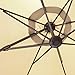 Le Papillon 10 ft Cantilever Umbrella Outdoor Offset Patio Umbrella Easy Open, Tilt & 360 Swivel for Desired Shade All Day