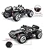 AHAHOO 1:12 Scale RC Cars 35MPH+ High Speed Off-Road Remote Control Vehicle 2.4Ghz Radio Controlled Racing Monster Trucks Rock Climber with LED Light Vision (Black) 