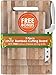 3 Piece Bamboo Cutting Board Set Made From Premium Wood - Thick Germ Resistant Anti-microbial Chopping Board Block - Serving Tray - Bonus Cheese Knife Included - Large Medium & Small Boards - Brown