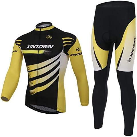 NEW Long Sleeeve Thermal Cycling Jersey Ropa Ciclismo Bike Wear Bib Pants Bicycle Clothing Ciclismo Maillot Cycling Clothes