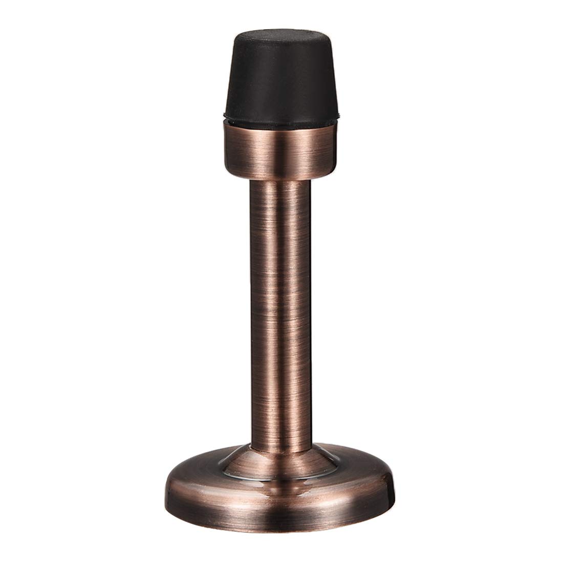 sourcing map Door Stopper Stop Bumper Wall Protector Sound Dampening Wall Mount w Rubber Tip Copper Tone