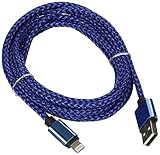 Cordify 3 Pack 6FT Nylon Braided 8Pin Lightning to USB Charging Cable Cord with Aluminum Connector Compatible with iPhone 7/7 Plus,6/6s/6 Plus/6s Plus, 5c/5s/5/SE, iPad Air/Mini, iPod Nano/Touch