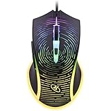 ROSEWILL RGB LED Lighting Wired USB Gaming Mouse, Gaming Mice for Computer / PC / Laptop / Mac Book with 4000 DPI Optical Gaming Sensor and Ergonomic Design with 6 Buttons (NEON M53)