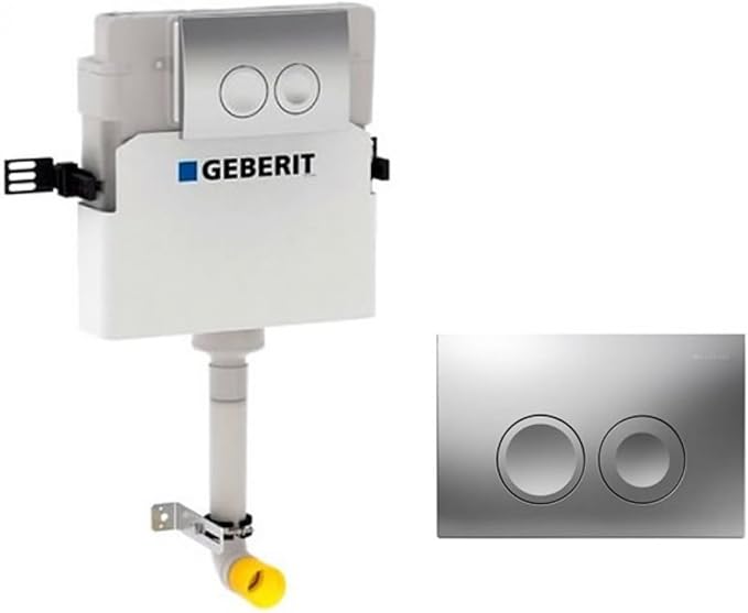 Geberit Duofix Delta 112cm Concealed Cistern with Delta Flush Plate ...