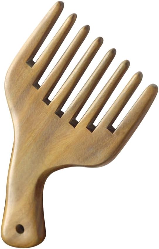 Hair Pick-FRCOLOR Wooden Sandalwood Comb Afro Hair Pick Hair Lift Combs, pic. 1 - Image 4