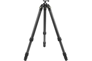 FANAUE Carbon Fiber Tripod 360 Degree Ball Head, Quick-Release Arca-Swiss Mount System, Adjustable Legs, Shooting Rest, and H