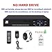 JZTEK 8ch 1080N Hybrid 5-in-1 AHD DVR (1080P NVR+1080N AHD+960H Analog +TVI+CVI) CCTV 8 Channel Standalone dvr Quick QR Code Scan w/ Easy Remote View Home Security Surveillance Camera System