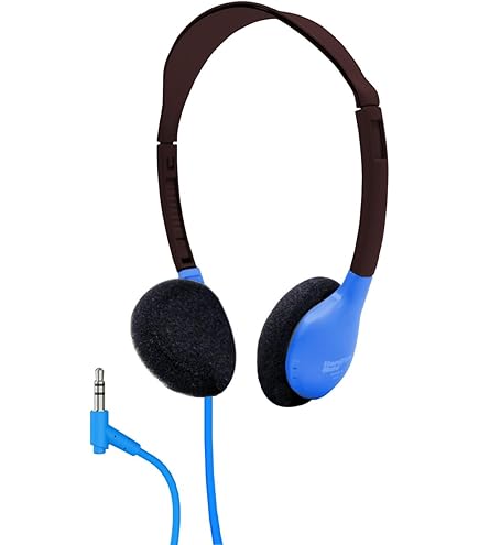 Amazon.com: Hamilton Buhl Kids On-Ear Blue Stereo Headphone