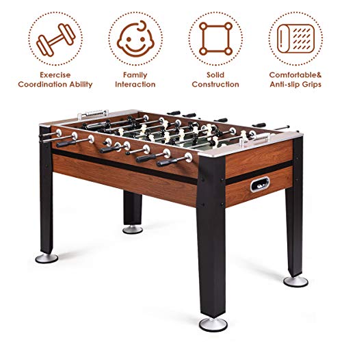 Goplus 54" Foosball Table, Soccer Game Table Competition Sized Football