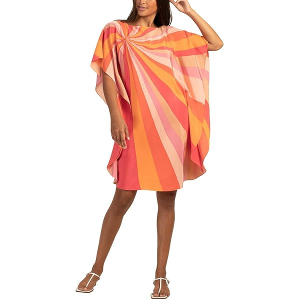 trina turk theodora silk caftan dress Trina Turk Theodora Silk Caftan Dress in Blue