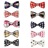 TopTie Christmas Pet Bow Tie Collar, Dog Grooming Accessories, 10 PCS Assorted-set B