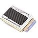 kinzd Carbon Fiber Money Clip Wallet Credit Card Holder Best Men Minimalist Wallet