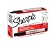 Sharpie 37001 Permanent Markers, Ultra Fine Point, Black Color, 2 Sets of 12 Markers, 24 Markers Total primary