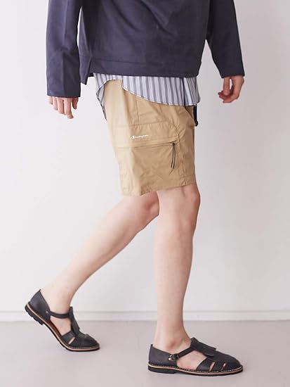 Amazon アバハウス Abahouse パンツ Champion Frexショートパンツ メンズ ベージュ 3 L ショートパンツ 通販