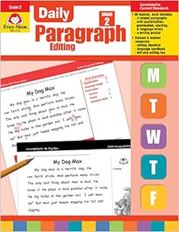 Daily Paragraph Editing Grade 2 Evan Moor 9781557999566 Amazon