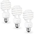 SLEEKLIGHTING E26 Standard Screw Base 23Watt CFL Light Bulb - 3 Pack 2700 Kelvin for a Warm White and 1600 Lumens (100 Watt Light Bulb Equivalent) - UL Listed