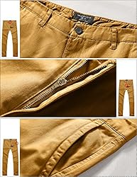 Match Mens Slim-Tapered Flat-Front Casual