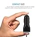 iPhone Car Charger, [Apple MFI Certified] Lighting Car Charger for iPhone X, 8, 8 Plus, 7, 7Plus 6S / 6S Plus, 6, 6 Plus, SE, 5, 5S, iPad Pro, Air 2, Mini 3,with Extra USB Port (Black)