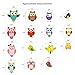 PARLAIM 0043 Owl and Bird Animal Wall Stickers,Peel and Stick Removable Wall Decals for Kids Nursery Bedroom Living Room