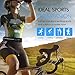 MoKo Sports Running Belt, Outdoor Dual Pouch Sweatproof Reflective Waist Pack, Fitness Workout Belt Fanny Pack Compatible with iPhone X, 8/7/6S Plus, Galaxy S9/S8 Plus, S7 Edge, Note 9/8, - Black
