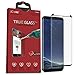 iCarez [Full Coverage Black Glass ] Screen Protector for Samsung Galaxy S8 Plus (Case Friendly) Highest Quality Easy Install [ 2-Pack 0.33MM 9H 2.5D] with Lifetime Replacement Warranty