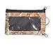 Chums Surfshorts Wallet - Lightweight Zippered Minimalist Wallet with Clear ID Window - Water Resistant with Key Ring (Realtree Xtra),18401349