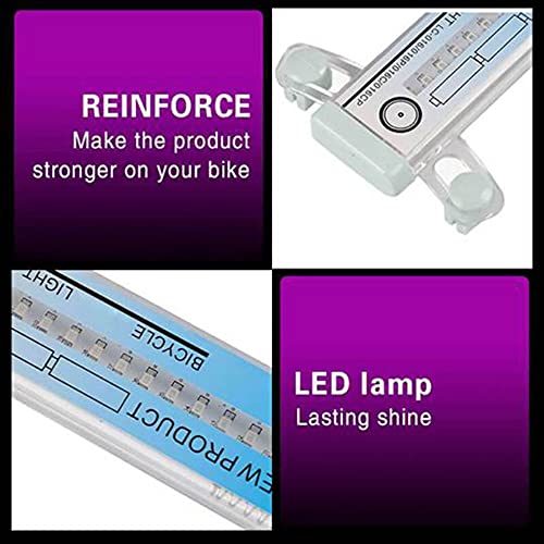 3D-fietsspaak LED-verlichting, kleurrijke fietswielverlichting Meerkleurig 30 patronen 16 LED-fietsspaakverlichting… - Image 6