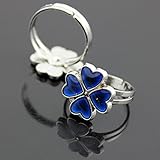 Rimobul Authentic Adjustable Mood Ring - Clover