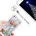 iPhone SE 2020 7/8 Case 4.7 inch, CinoCase 3D Creative Liquid Case [Christmas Collection] Flowing Quicksand Stars Bling Glitter Snowflake Christmas Tree Clear Hard Case for iPhone 7/8/SE 2020 (Silver)