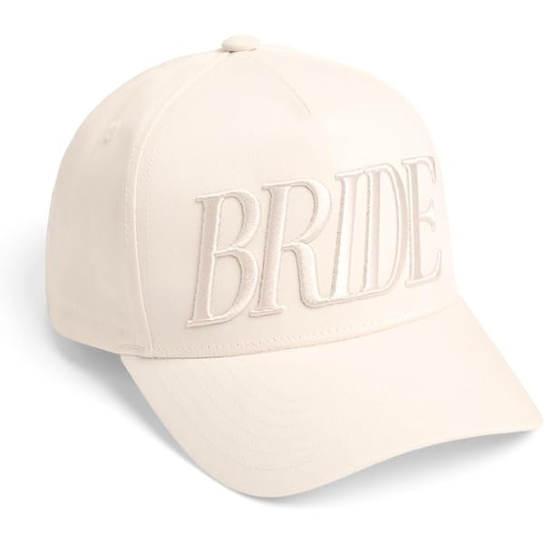 Amazon.com: xo, Fetti White + Blue Bride Trucker Hat  display picture 3
