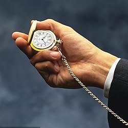 Tiong Clip Pocket Watch Chain Retro Metal Alloy