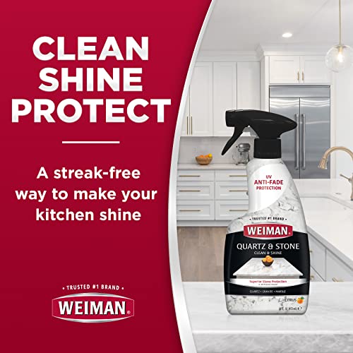 Weiman Quartz Countertop Cleaner and Polish (2 Pack) Clean and Shine