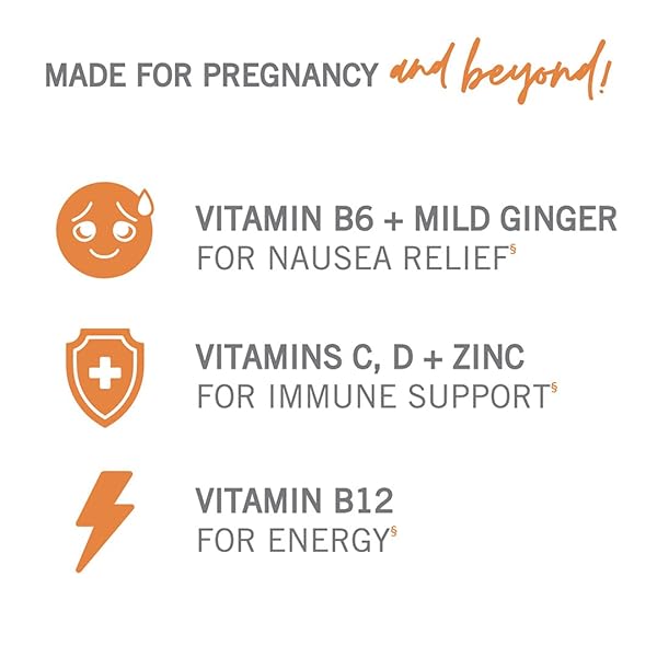 MUNCHKIN® MILKMAKERS® PRENATAL DRINK MIX FOR MORNING SICKNESS & NAUSEA RELIEF + IMMUNE SUPPORT, BLOOD ORANGE, 14 COUNT