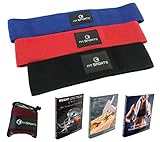 IVI SPORTS Hip Resistance Band also Abductor Flexor Fitness and Exercise Loop better for Stretching, Strength, Flexibility and Squats, Lunges, Legs, Core, Workout, CrossFit, Yoga, Pilates