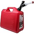 GARAGE BOSS GB351 Briggs and Stratton Press 'N Pour Gas Can, 5 gallon, Red